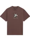 Brain Dead Iconic  Mini Tee For Men In Brown
