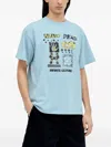 Brain Dead Infinite Gestures T-shirt In 蓝色