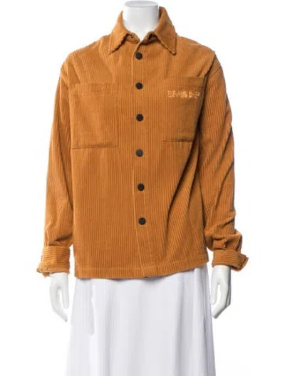 Pre-owned Brain Dead Jacket In Orange