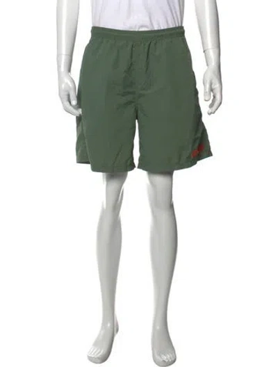 Pre-owned Brain Dead Jogger Shorts In Green