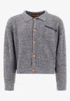 Brain Dead Knitted Buttoned Cardigan