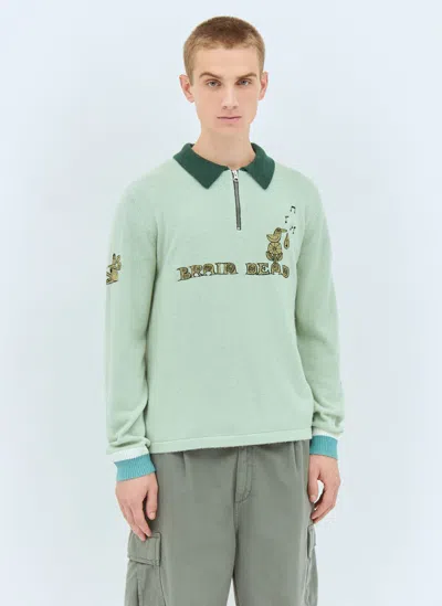 BRAIN DEAD LEX HALF-ZIP SWEATSHIRT
