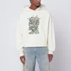 Brain Dead Light Beige Scrambled Head Sweatshirt Men In White