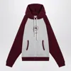 Brain Dead Drawstring Front Pocket Hoodie Raglan Sleeves In Brown