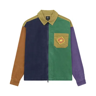 Pre-owned Brain Dead Lizards Wide Wale Zip Shirt 'multicolor' | Multi-color | Men's Size S