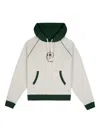 Brain Dead Fleece Logo Raglan Hoodie In 中性色