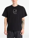 Brain Dead Logo-detail T-shirt In Black