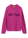 Brain Dead Logo-embroidered Jumper In Pink