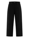 Brain Dead Straight-leg Black Jeans With Five-pocket Design In Black