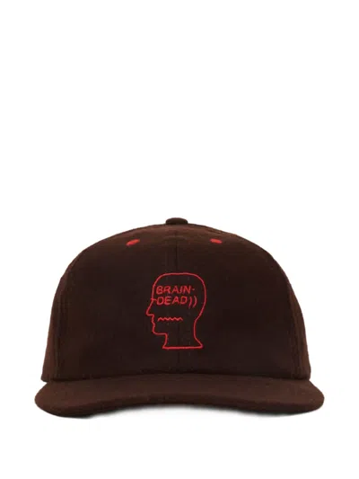BRAIN DEAD LOGOHEAD SIX-PANEL BASEBALL HAT