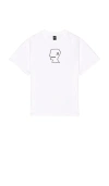 Brain Dead Logohead Tee In White