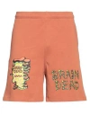 Brain Dead Man Shorts & Bermuda Shorts Orange Size Xl Paper In Orange