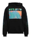 Brain Dead Videosphere Hooded Sweatshirt In Black