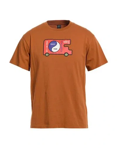 Brain Dead Man T-shirt Camel Size S Cotton In Brown