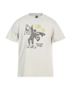 Brain Dead Man T-shirt Light Grey Size S Cotton In Multi