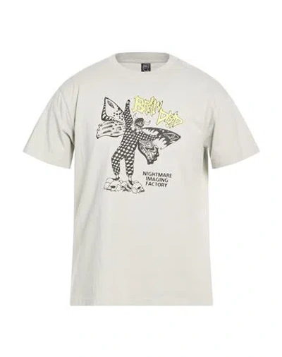 Brain Dead Man T-shirt Light Grey Size S Cotton In Multi