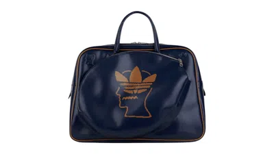 Pre-owned Brain Dead Men's  X Adidas Tennis Airliner Bag In Navy Blue