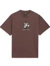 Brain Dead Brown Crew Neck T-shirt In Brown