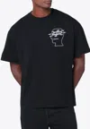 Brain Dead Neuro Free Association Print T-shirt In Black