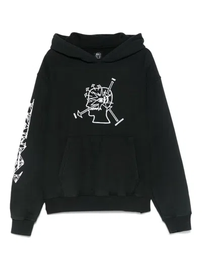 Brain Dead Neuro Free Hoodie In Black