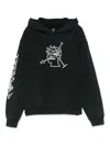 Brain Dead Faded Black Neuro Free Association Sweatshirt In Black