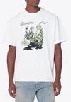 Brain Dead Nuclear Evolution Printed T-shirt In White