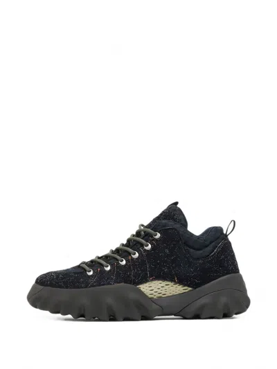 Brain Dead Oakley Factory Team Suede Edge Sneakers In Black