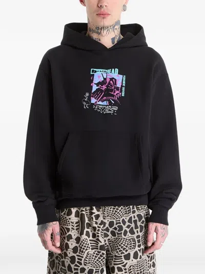 Brain Dead Permanent Universe Hoodie In Black