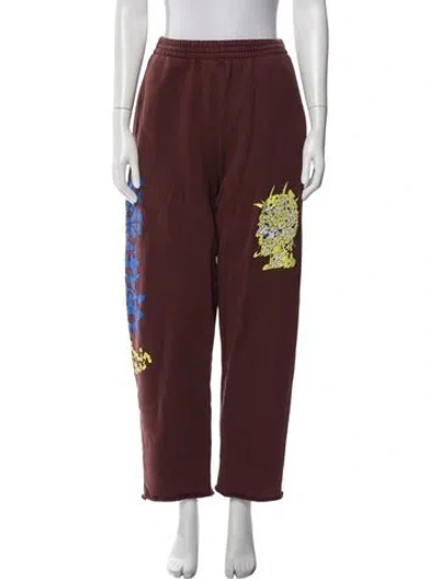 Pre-owned Brain Dead Printed Sweatpants In Multi
