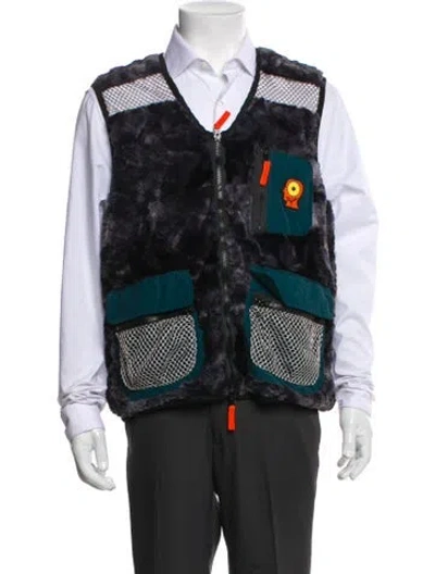 Pre-owned Brain Dead Printed Vest In Multi