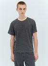 Brain Dead Pruned Knit T-shirt In Black