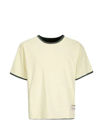 Brain Dead Reversible T-shirt In Neutral