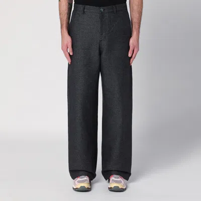 BRAIN DEAD BRAIN DEAD SALT AND PEPPER BLACK TROUSERS