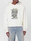 Brain Dead Scrambled Head Graphic Hooded Sweatshirt In White