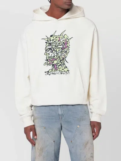 BRAIN DEAD SCRAMBLED HEAD GRAPHIC HOODED SWEATSHIRT