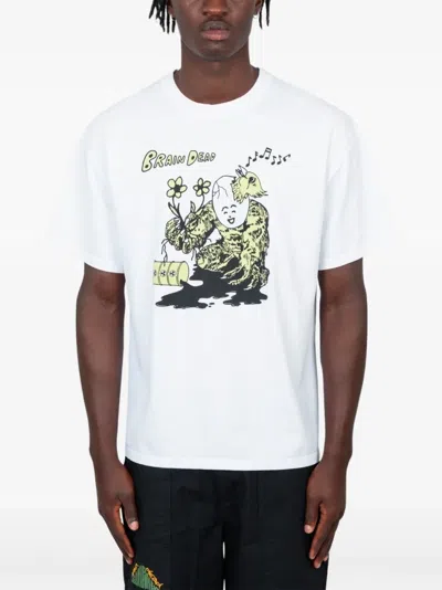 BRAIN DEAD SCRAMBLED HEAD GRAPHIC T-SHIRT