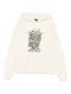 Brain Dead Scrambled Head Graphic Hooded Sweatshirt In Multi