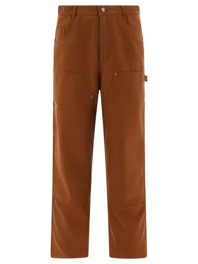 Brain Dead Serge Double Knee Trousers Brown