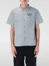 Brain Dead Cotton Shirt With Chest Pocket And Graphic Print