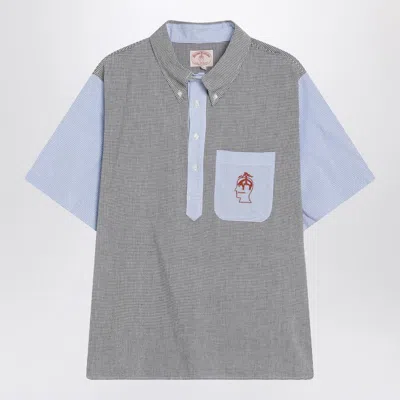 BRAIN DEAD BRAIN DEAD SHIRT T-SHIRT BROOKS BROTHERS X BRAIN DEAD