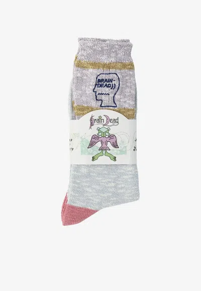 Brain Dead Slub Stripes Socks