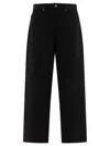 Brain Dead Straight-leg Black Jeans With Five-pocket Design In Black