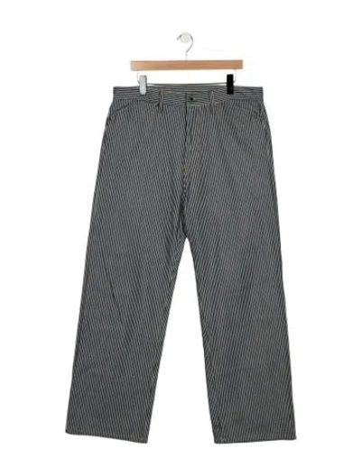 Pre-owned Brain Dead Straight-leg Jeans In Blue