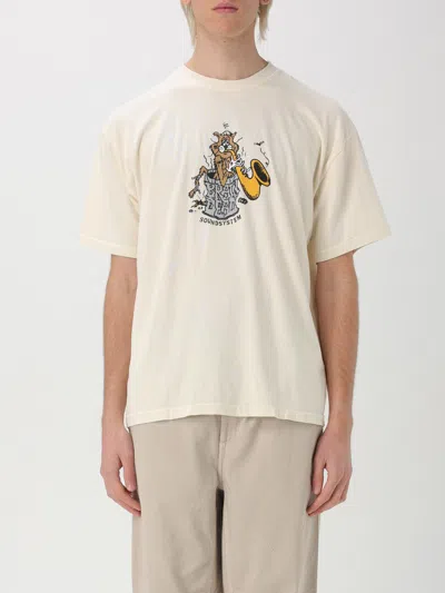 BRAIN DEAD T-SHIRT BRAIN DEAD MEN COLOR BEIGE,G41031022