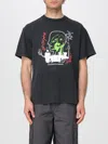 Brain Dead Faded Black Alien Tractor T-shirt In Black