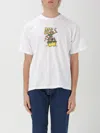 Brain Dead Crew Neck Graphic Print Short Sleeves T-shirt In White