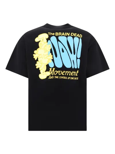 Brain Dead The Now Movement Graphic-print T-shirt In Black