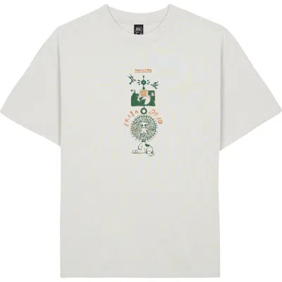 Brain Dead There Is A Way Cotton Graphic T-shirt In Gray