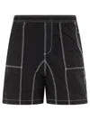 BRAIN DEAD TRIPLE NEEDLE SHORT BLACK