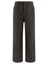 Brain Dead Wide-leg Trousers With Textured Fabric Surface